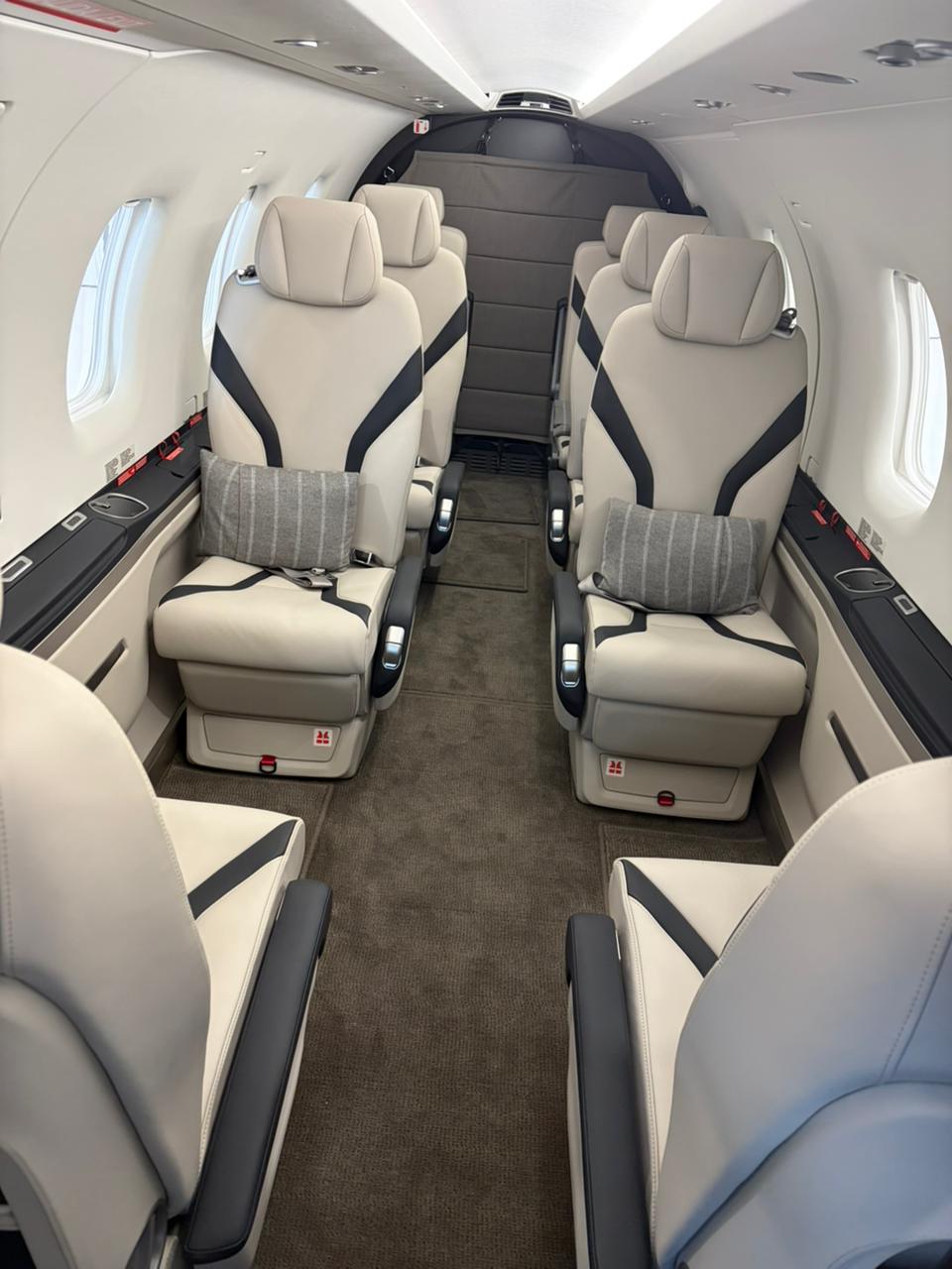 Pilatus PC-12 cabin